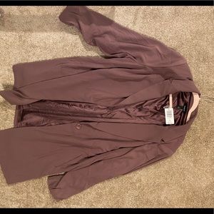 Plum Long Blazer